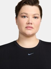 črna - Nike majica s kratkimi rokavi za močnejše postave Classic Dri-fit Fitness - Slika 7 iz 8