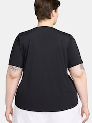 Nike Black Curve One Classic Dri-FIT Short-Sleeve Fitness T-Shirt - Image 3 of 8