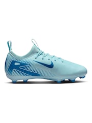 Nike Glacier Blue Kids Mercurial Zoom Vapor 16 Academy Multi Ground Football Boots - Image 4 of 11