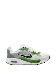 Nike White/Green Youth Air Max Solo Trainers - Image 1 of 4