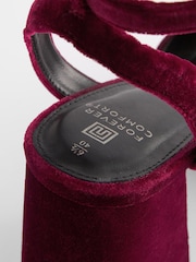 Jagodno rdeča - Sandali s platformo Forever Comfort® - Slika 5 iz 5