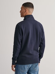 GANT Blue Shield Full Zip Sweatshirt - Image 2 of 4
