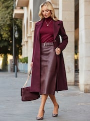 Sosandar Purple Roll Neck Jumper - Image 4 of 5