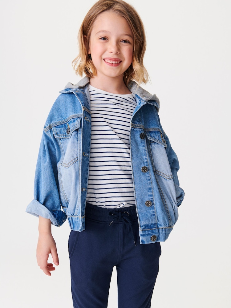 Bleu marine - Pantalon de jogging skinny (3-16ans) - Image 3 of 6