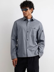 River Island Regular Fit Nylon Check Utility Shirt - Bilde 1 av 4