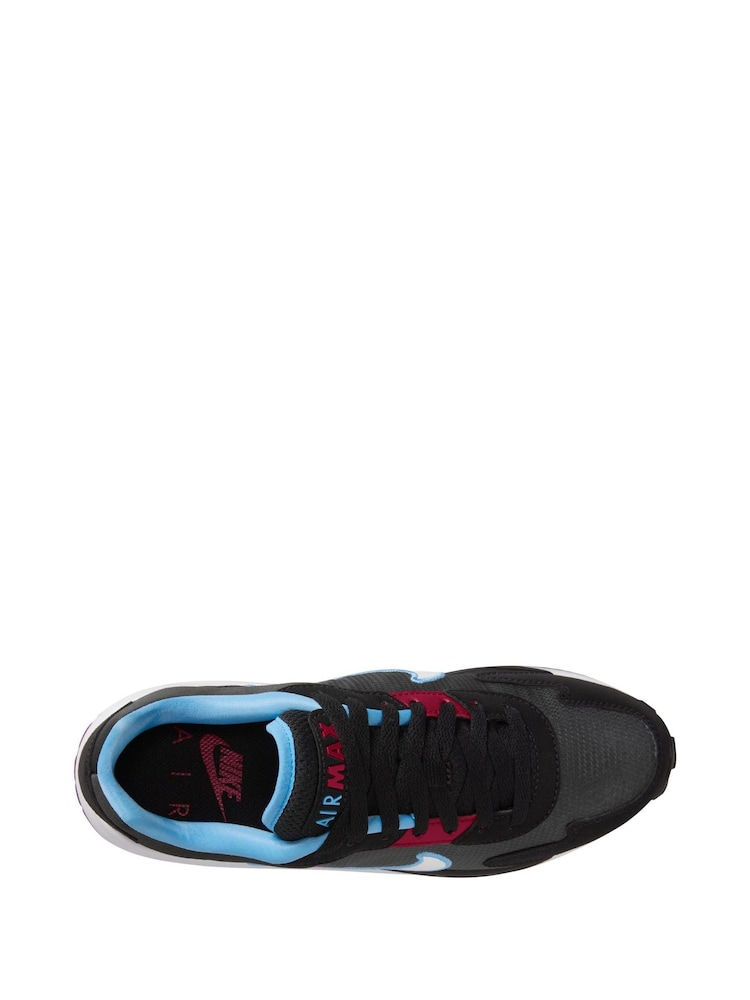 Nike Blue/Black Youth Air Max Solo Trainers - Image 3 of 4