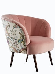 Clarke and Clarke Pink Pargue Chair - Image 3 of 5