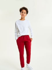Rojo - Pantalones de chándal básicos (3-16 años) - Imagen 2 de 5