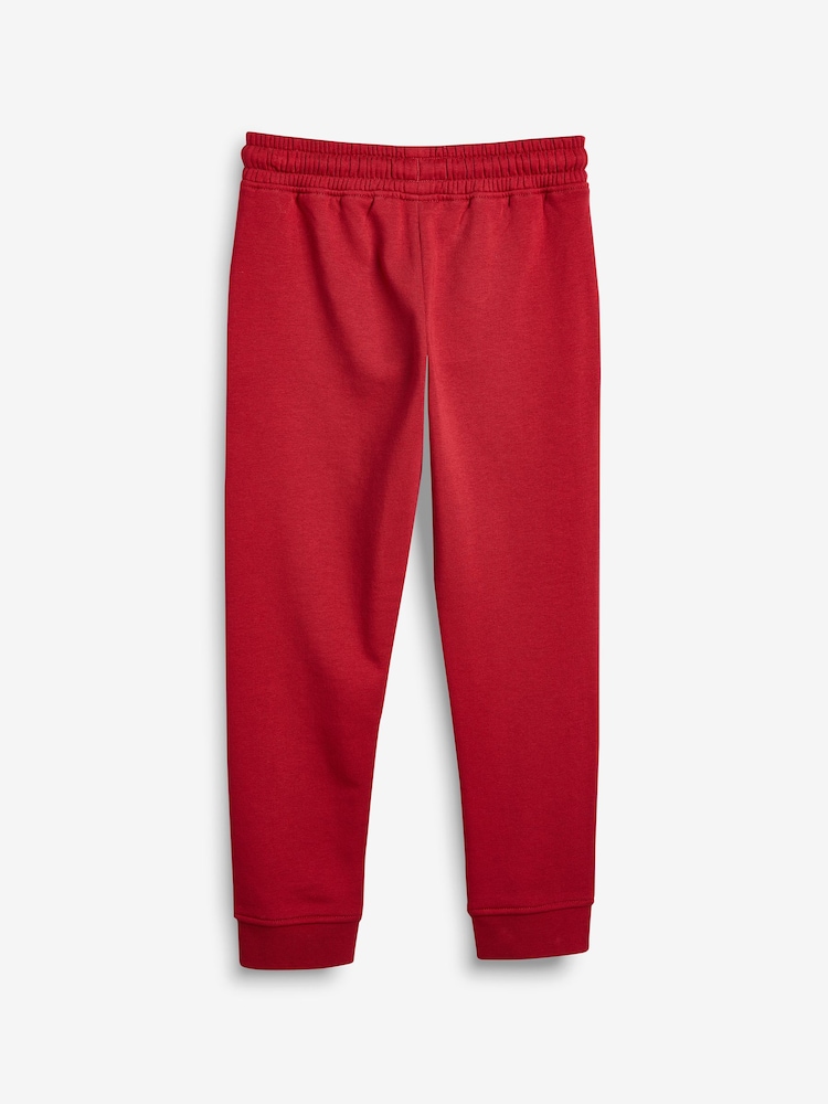 Red Slim Fit Basic Joggers (3-16yrs) - Image 4 of 5