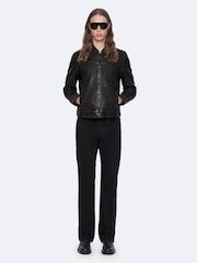 AllSaints Black Oakland Jacket - Image 2 of 8