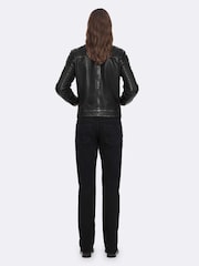 AllSaints Black Oakland Jacket - Image 3 of 8