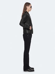 AllSaints Black Oakland Jacket - Image 4 of 8