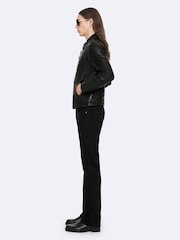 AllSaints Black Oakland Jacket - Image 5 of 8