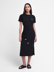 Barbour® International Whitson Stretch Cotton Midi Dress - Image 1 of 7