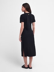 Barbour® International Whitson Stretch Cotton Midi Dress - Image 2 of 7