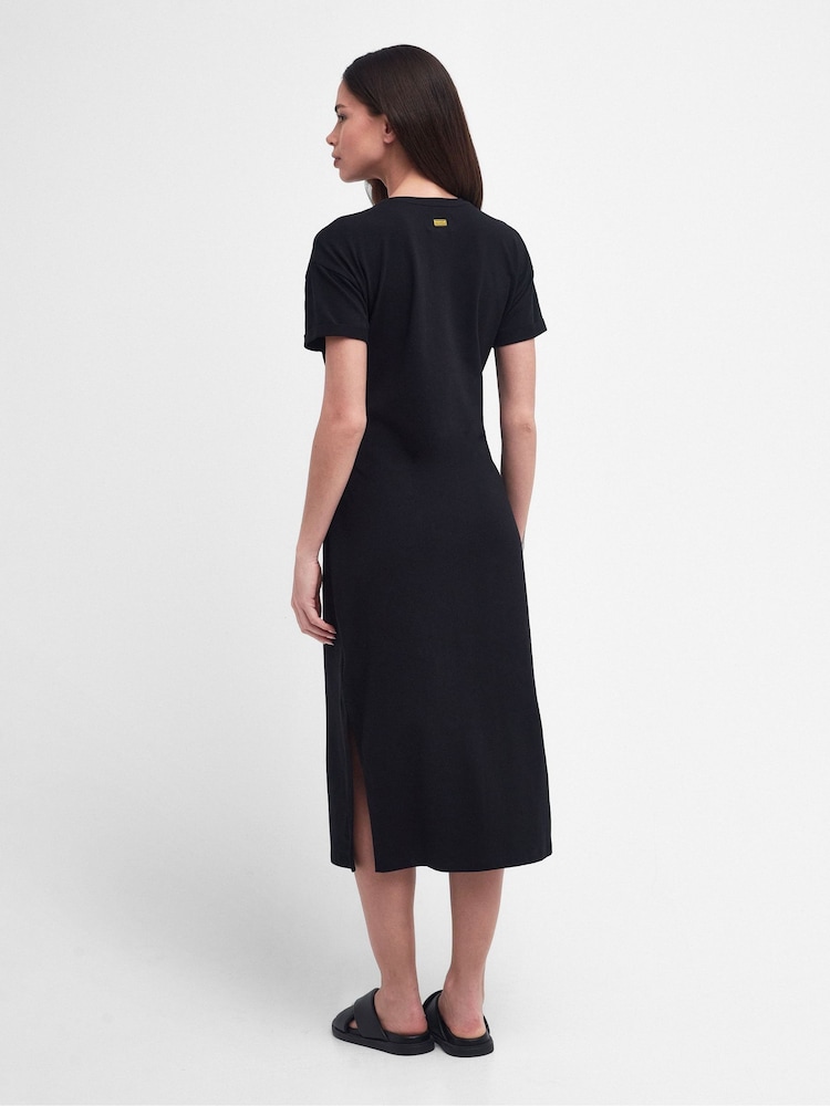 Barbour® International Whitson Stretch Cotton Midi Dress - Image 2 of 7
