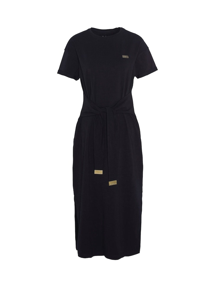 Barbour® International Whitson Stretch Cotton Midi Dress - Image 7 of 7