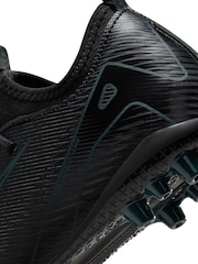 Nike Black/Green Kids Zoom Mercurial Vapor 16 Academy Artificial Ground Football Boots - Image 10 of 12