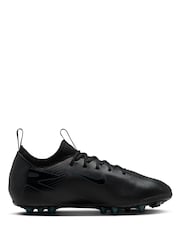 Nike Black/Green Kids Zoom Mercurial Vapor 16 Academy Artificial Ground Football Boots - Image 4 of 12
