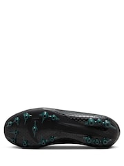 Nike Black/Green Kids Zoom Mercurial Vapor 16 Academy Artificial Ground Football Boots - Image 8 of 12