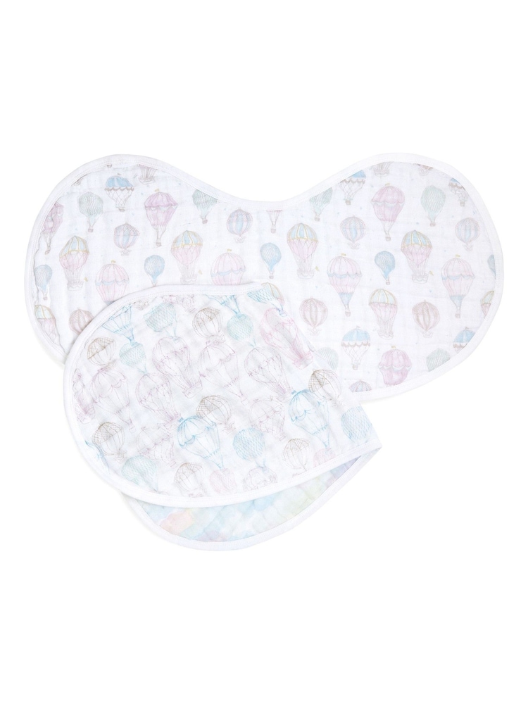 Pack de 2 baberos de muselina de algodón orgánico de aden + anais - Imagen 2 de 3 Pack de 2 baberos de muselina de algodón orgánico de aden + anais - Imagen 2 de 3