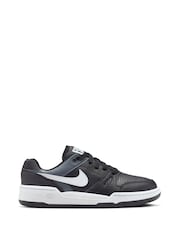 Nike Black Youth Full Force Low-Top Trainers - Image 1 of 8