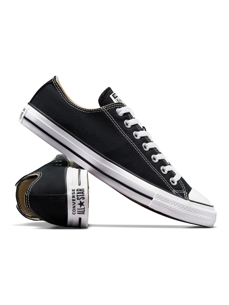 Converse Black Standard Fit Chuck Taylor All Star Ox Trainers - Image 10 of 13