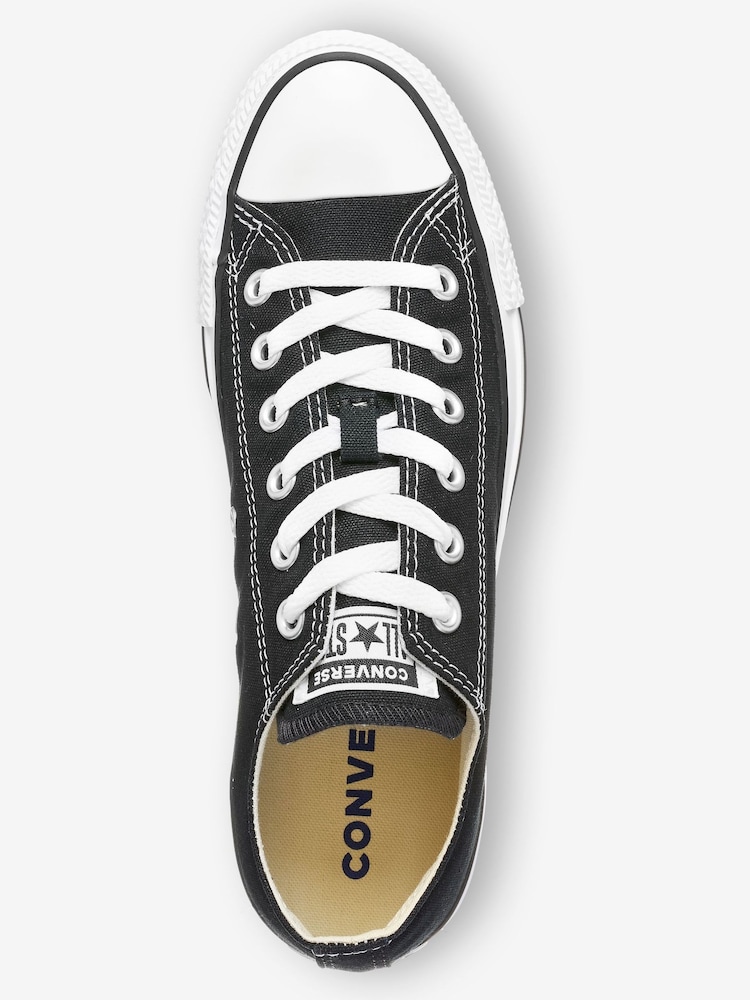 Converse Black Standard Fit Chuck Taylor All Star Ox Trainers - Image 11 of 13