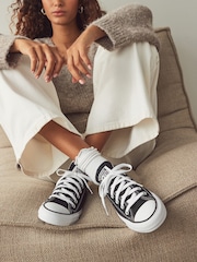 Schwarz - Converse Chuck Taylor All Star Ox Turnschuhe - Bild 2 von 13