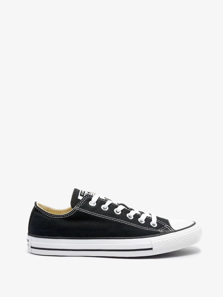 Converse Black Standard Fit Chuck Taylor All Star Ox Trainers - Image 4 of 13