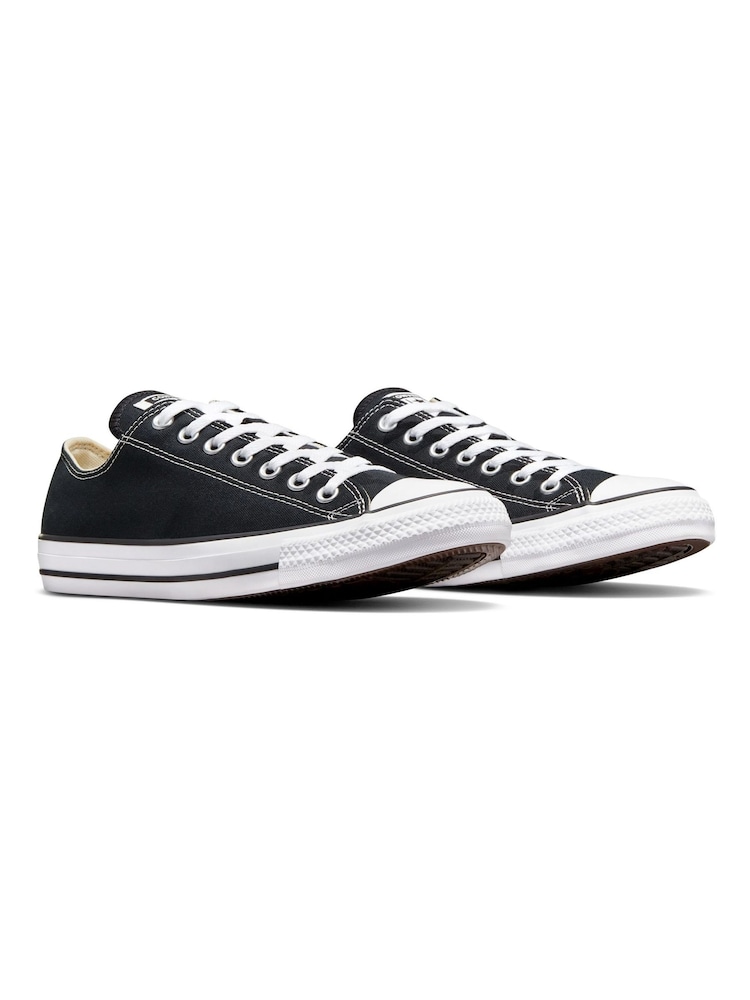 Converse Black Standard Fit Chuck Taylor All Star Ox Trainers - Image 7 of 13