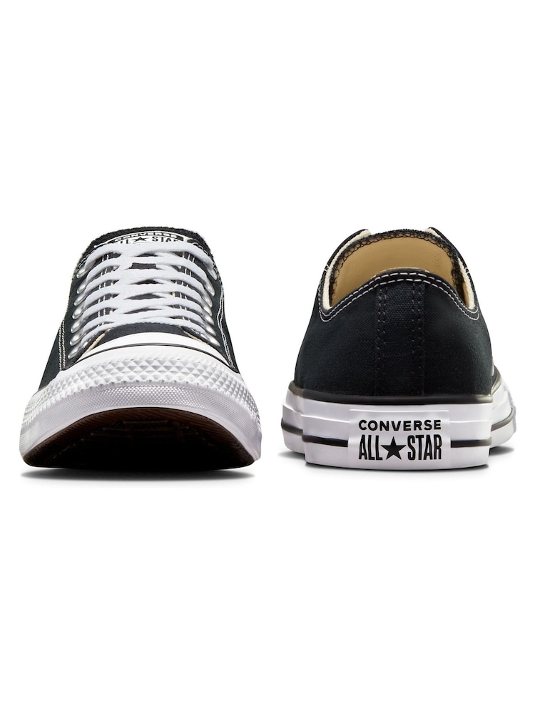 Converse Black Standard Fit Chuck Taylor All Star Ox Trainers - Image 8 of 13