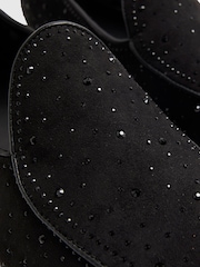 River Island Black Embellished Slip On Loafers - Image 5 of 5