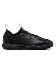 Nike Black/Green Kids Zoom Mercurial Vapor 16 Academy Indoor Court Football Boots - Image 1 of 9