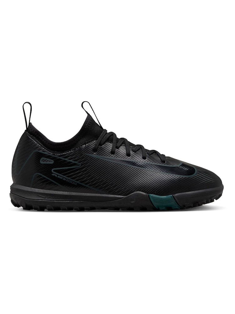 Nike Black/Green Kids Zoom Mercurial Vapor 16 Academy Indoor Court Football Boots - Image 1 of 9