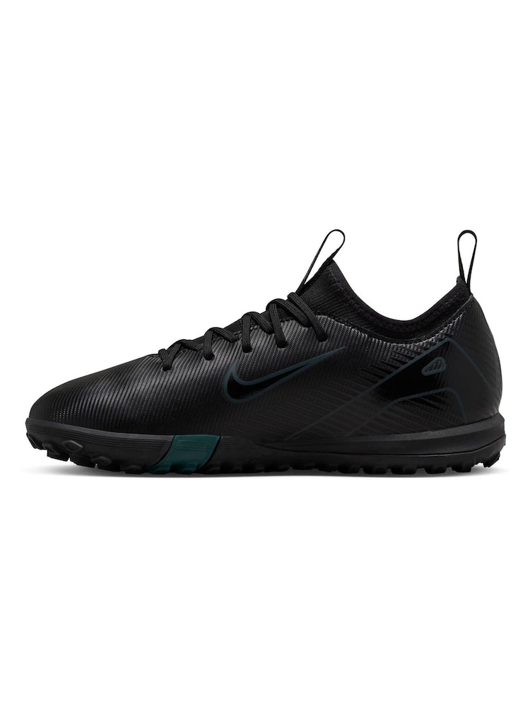 Nike Black/Green Kids Zoom Mercurial Vapor 16 Academy Indoor Court Football Boots - Image 2 of 9