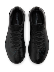 Nike Black/Green Kids Zoom Mercurial Vapor 16 Academy Indoor Court Football Boots - Image 4 of 9