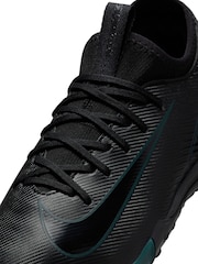 Nike Black/Green Kids Zoom Mercurial Vapor 16 Academy Indoor Court Football Boots - Image 6 of 9