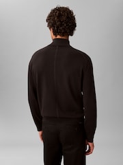 Calvin Klein Pullover aus Premium-Baumwolle mit Viertelreißverschluss - Bild 2 von 7