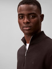 Calvin Klein Pullover aus Premium-Baumwolle mit Viertelreißverschluss - Bild 5 von 7