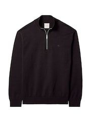 Calvin Klein Pullover aus Premium-Baumwolle mit Viertelreißverschluss - Bild 7 von 7