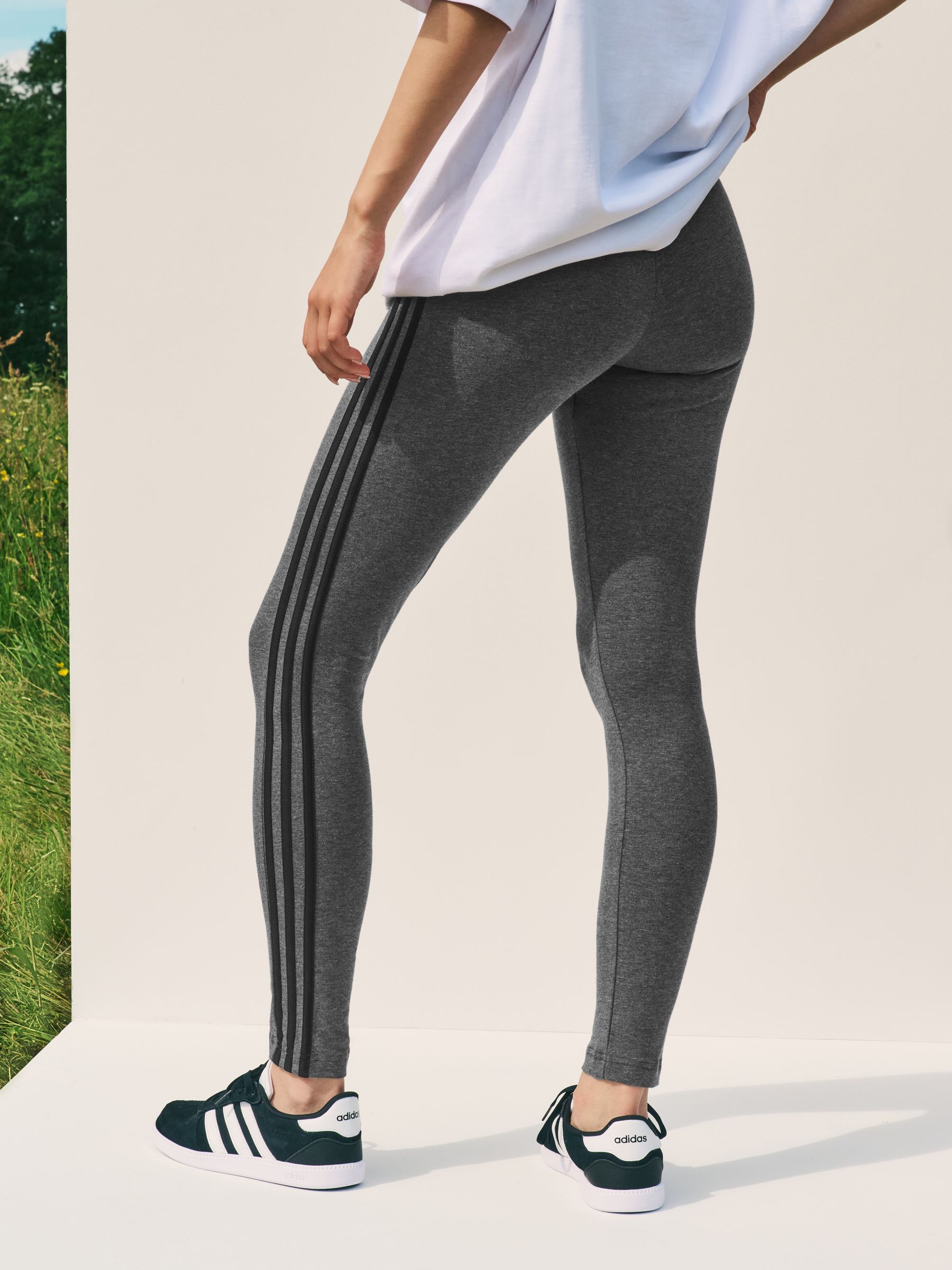 Buy adidas Grey Sportswear 3 Stripes Leggings from Next South Africa