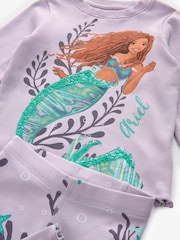 Purple Little Mermaid 100% Cotton License Pyjamas (9mths-8yrs) - Image 3 of 4