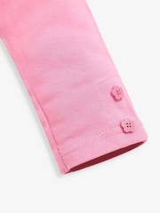JoJo Maman Bébé Duck Egg 2-Pack Duck Print & Pink Leggings - Image 5 of 7