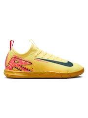 Nike Laser Orange Kids Zoom Mercurial Vapor 16 Academy Kylian Mbappe Indoor Court Football Boots - Image 1 of 10