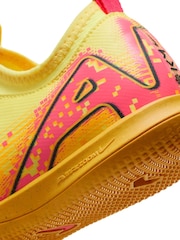 Nike Laser Orange Kids Zoom Mercurial Vapor 16 Academy Kylian Mbappe Indoor Court Football Boots - Image 10 of 10