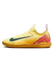 Nike Laser Orange Kids Zoom Mercurial Vapor 16 Academy Kylian Mbappe Indoor Court Football Boots - Image 2 of 10