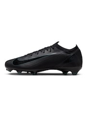 Nike Black/Green Adults Zoom Mercurial Vapor 16 Pro Firm Ground Football Boots - Image 2 of 11