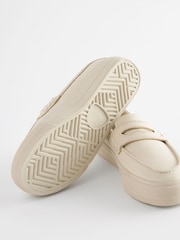 Cream Penny Loafers - Image 4 of 6