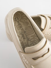Cream Penny Loafers - Image 5 of 6